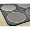 Tranquil Tundra Circle and Grid Seating Rug
