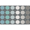 Tranquil Tundra Circle and Grid Seating Rug