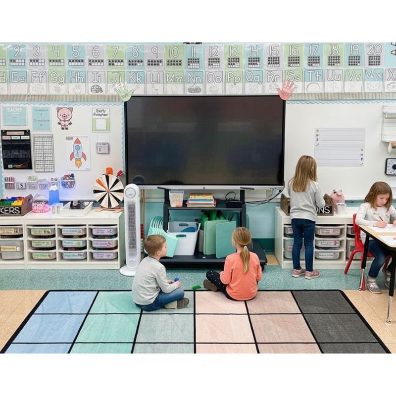 Tranquil Tundra Classroom Seating Rug