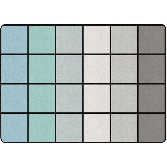 Tranquil Tundra Classroom Seating Rug - Factory Second