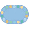 Tranquil Spot Oval Seating Rug