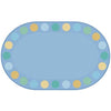 Tranquil Spot Oval Seating Rug