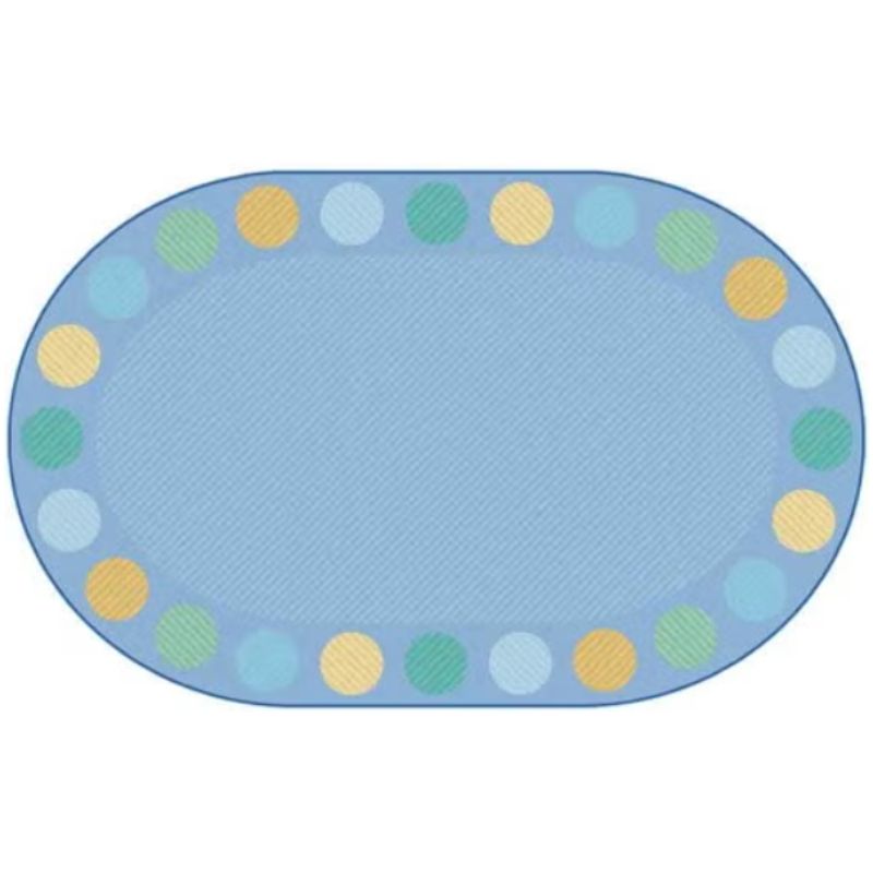 Tranquil Spot Oval Seating Rug