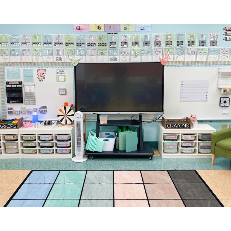Tranquil Tundra Classroom Seating Rug