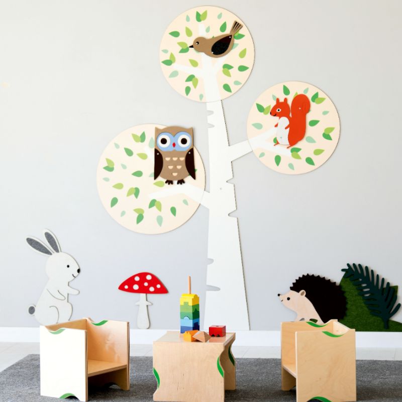 Tree and Friends Wall Decor