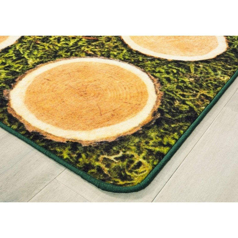 Tree Rounds Seating Rug