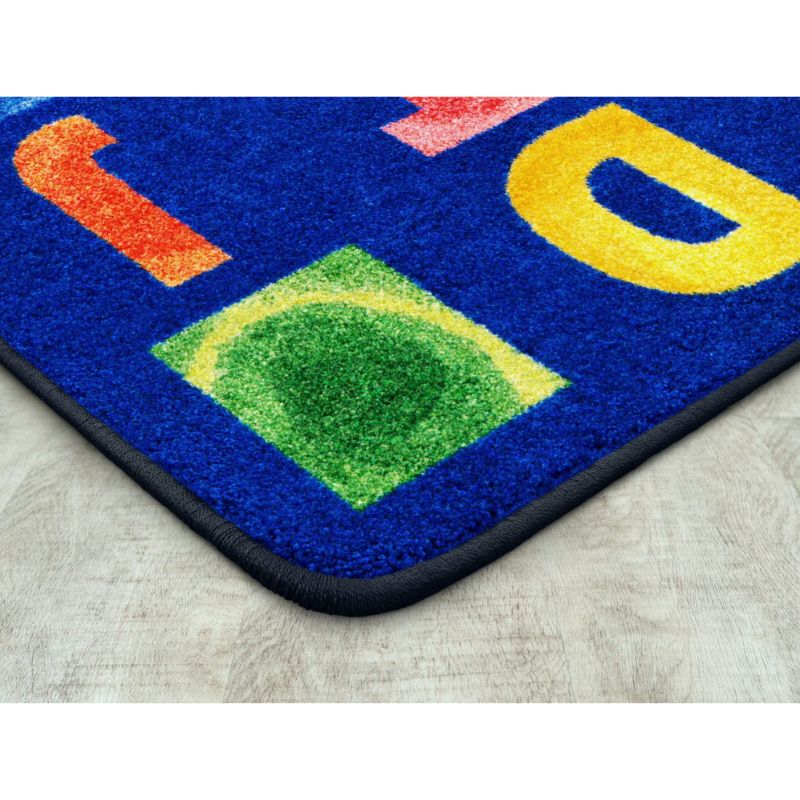 watercolor alphabet rug - Joy Carpets