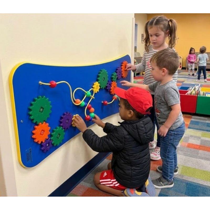 gears in toys Wires, Beads & Gears Wall Toy