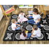 X Marks The Spot Classroom Seating Rug
