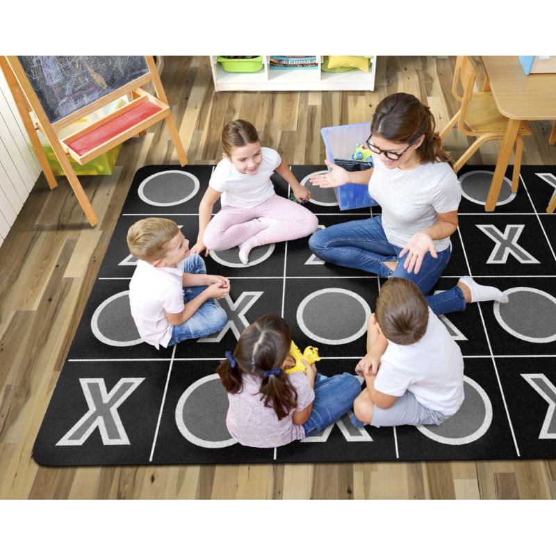 X Marks The Spot Classroom Seating Rug