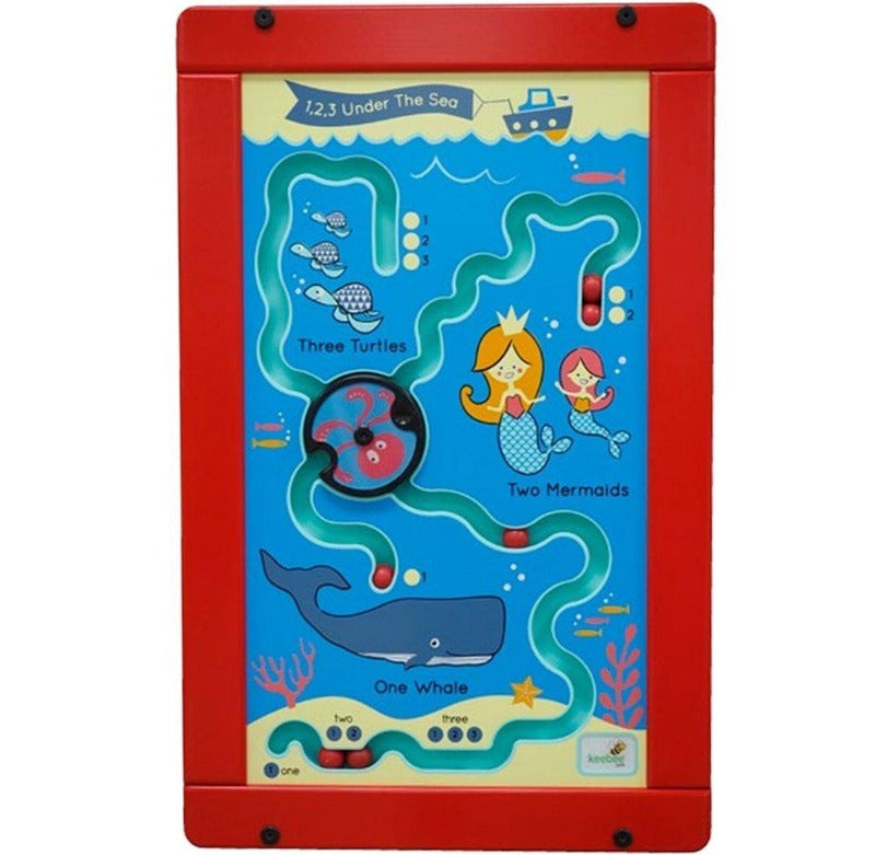 1-2-3 Under The Sea Activity Wall Panel
