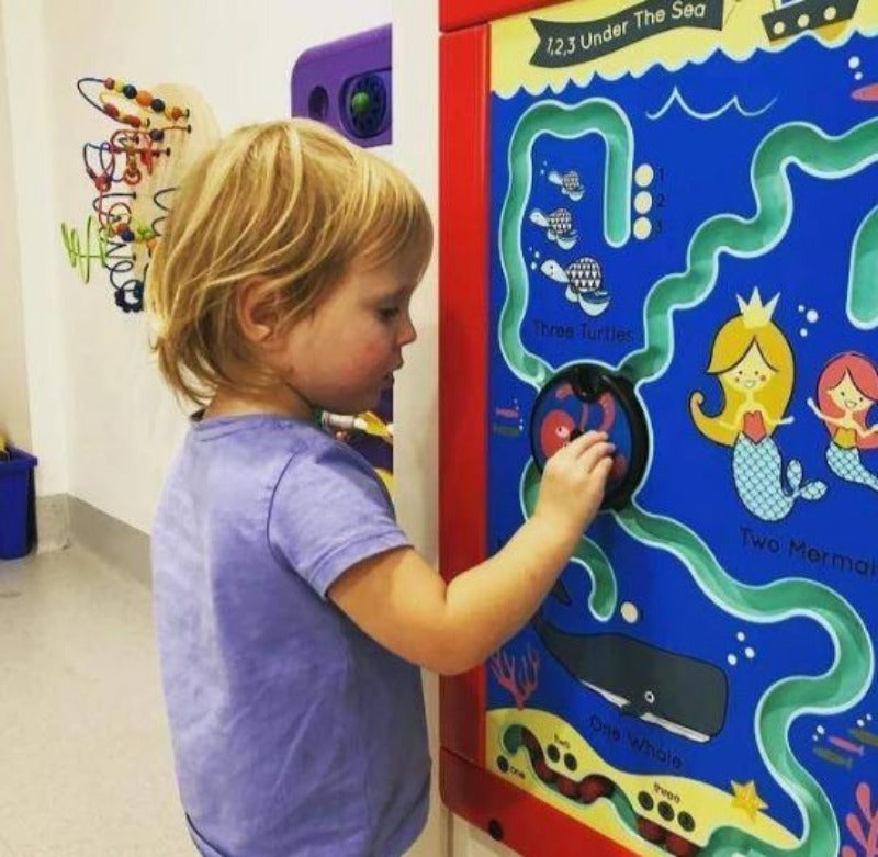 1-2-3 Under The Sea Activity Wall Panel