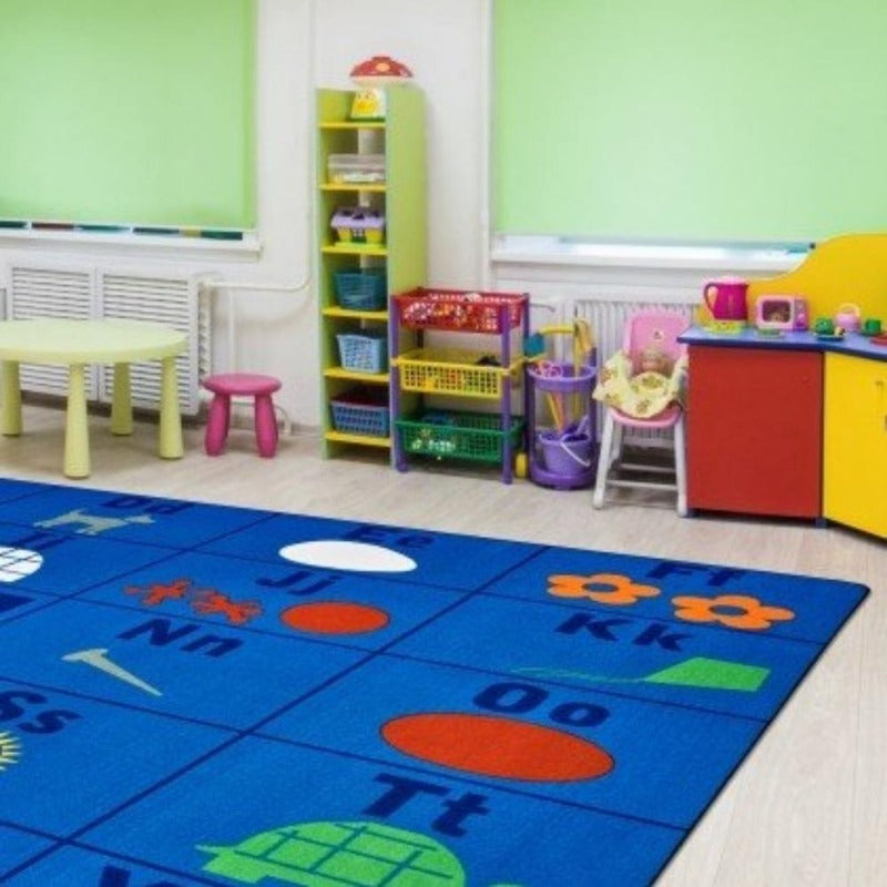 Alphabet Seating Rug - Carpets for Kids USA