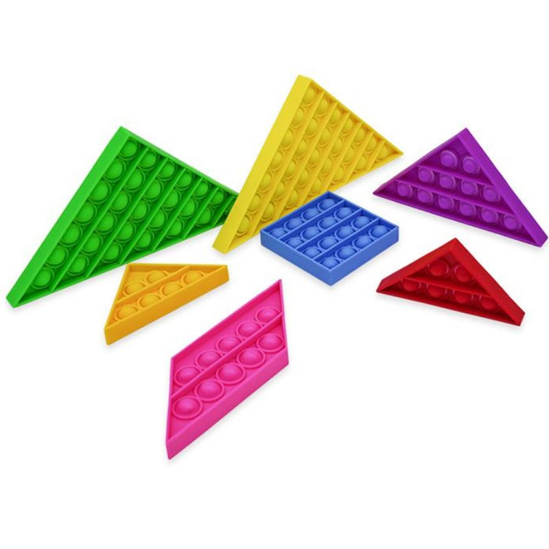 Bubble Pop Tangram Pop Fidget Set