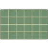 Golden Sage Seating Grid Rug