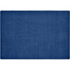 KIDply Solid Color Midnight Blue Area Rug