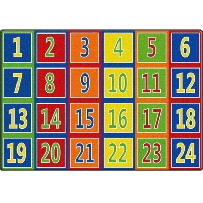 Number Rows 123's Primary Rug - Flagship Carpets