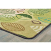 Peaceful Spaces Tan Leaf Rug