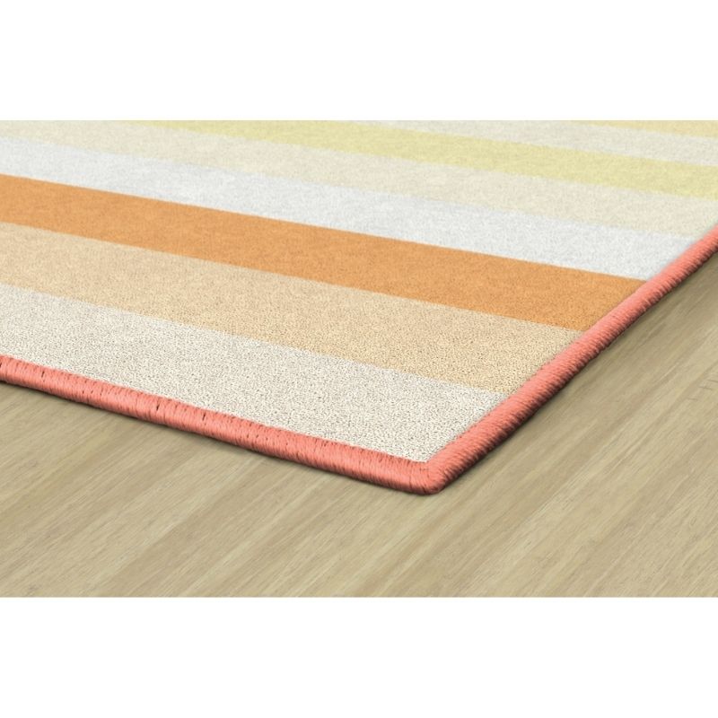 Simply Safari Sunset Stripes Sitting Rug