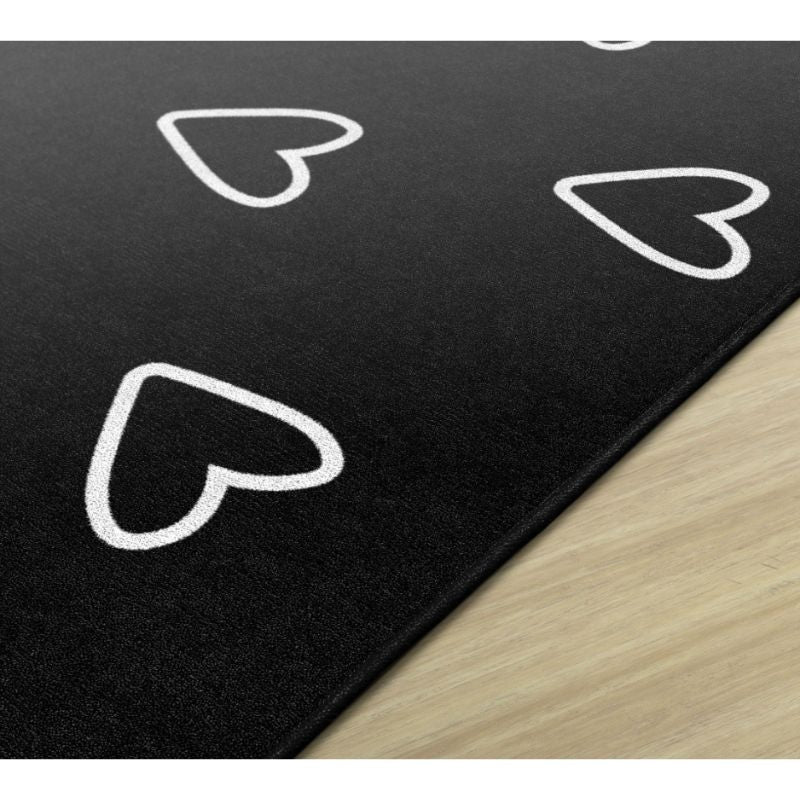 Boho Hearts Classroom Rug