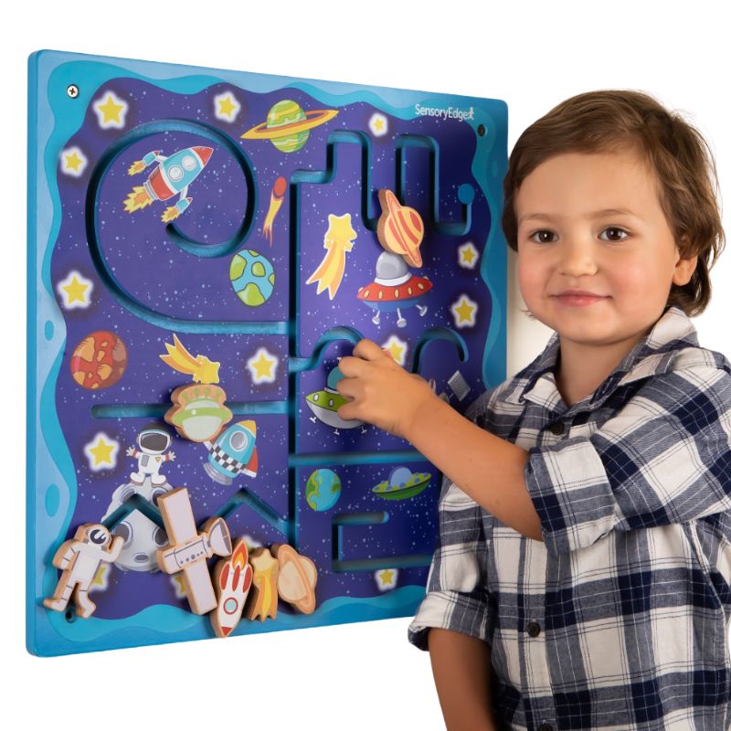 Space Travel Pathfinder Wall Toy - SensoryEdge