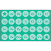 Tone on Tone Rug Teal