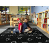Simply Stylish Boho Hearts Classroom Rug