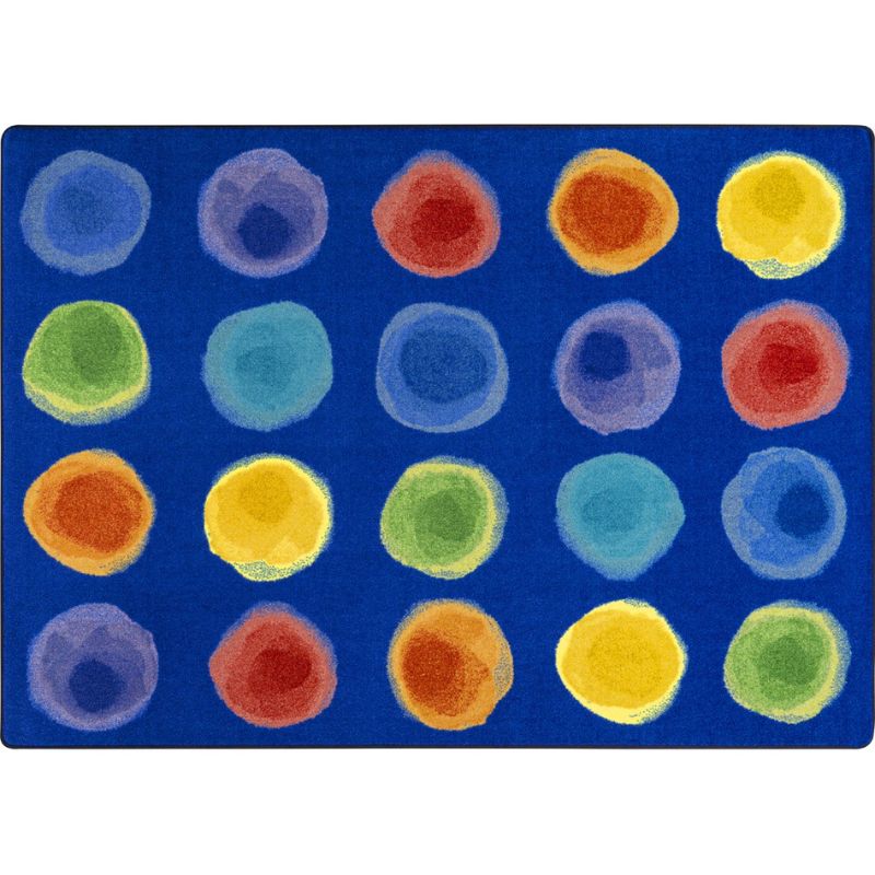Watercolor Spots Seating Rug