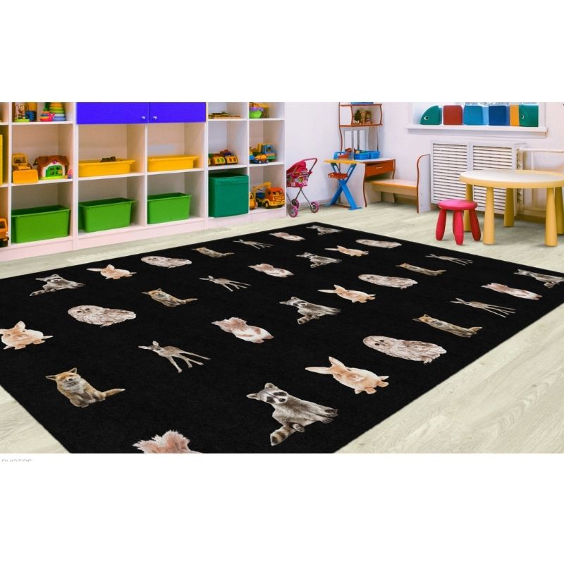 Woodland Animals Rug