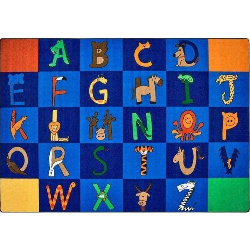 A to Z Animals Seating Rug