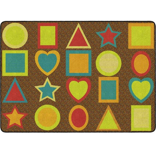 All Kinds Of Shapes Muted Seating Rug