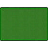 All Over Weave Solid Color Green Rug