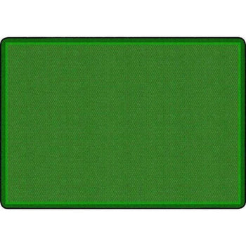 All Over Weave Solid Color Green Rug