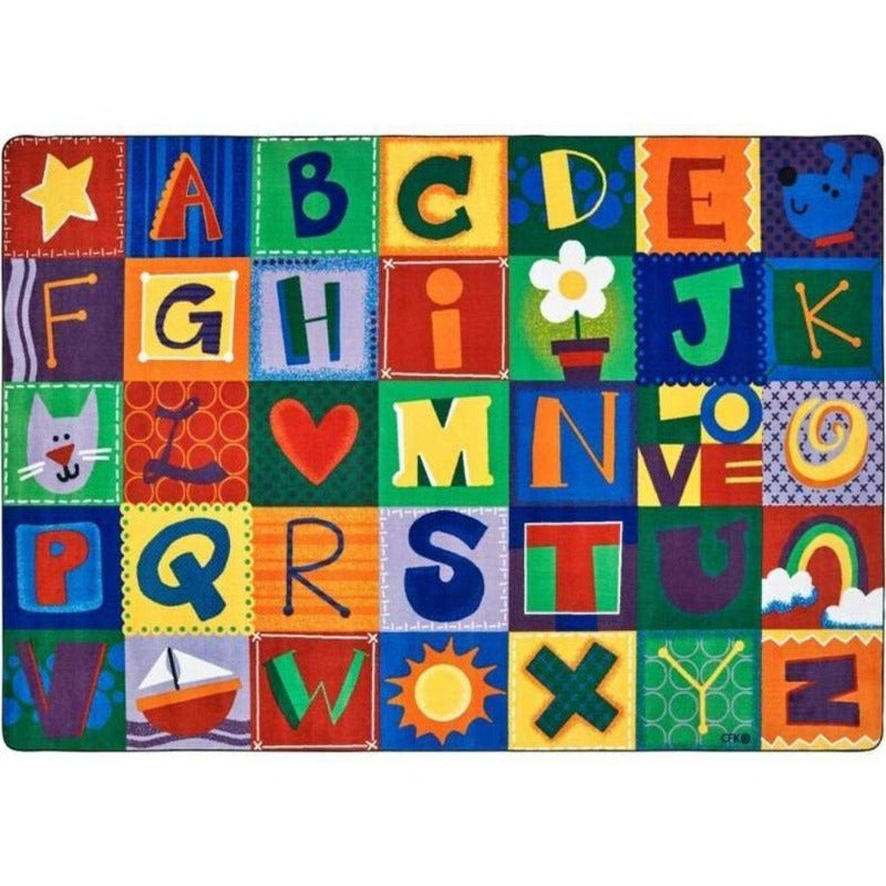 Alphabet Blocks Factory Second Rug