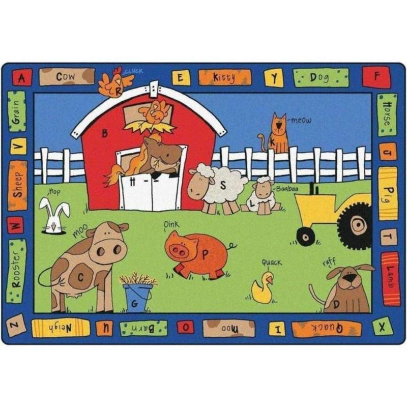 Alphabet Farm Area Rug