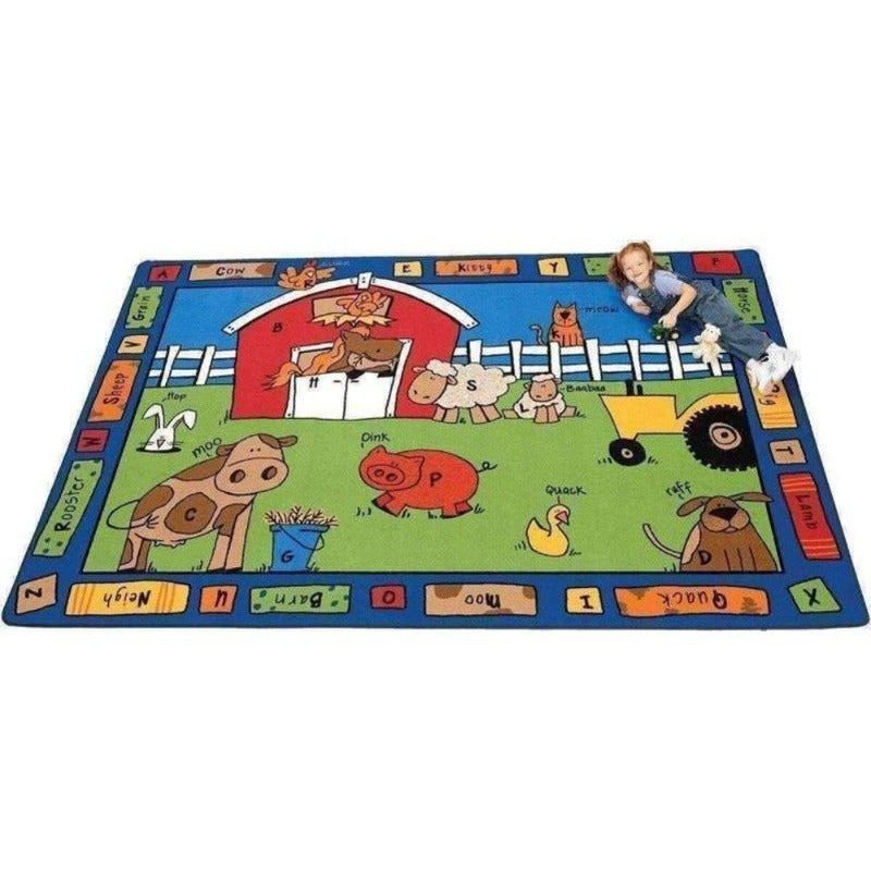 Alphabet Farm Area Rug