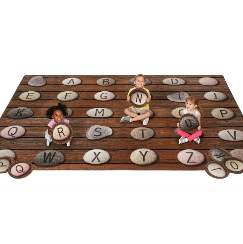 Alphabet Stones Seating Rug