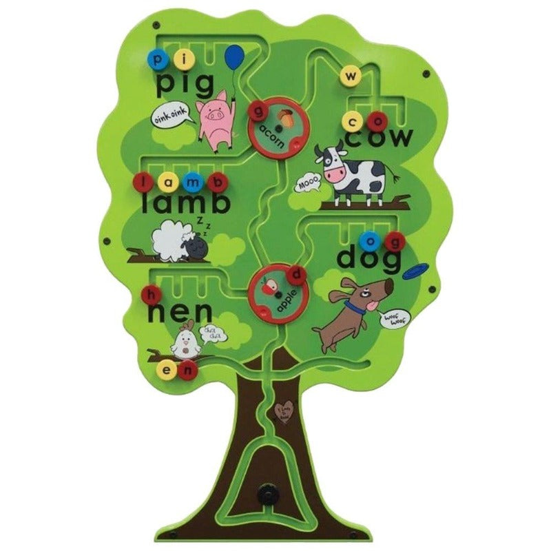 Make a statement in your waiting area with the Alphabet Tree Wall Activity Panel. Children will be able to use their imaginations to create stories while practicing their spelling.