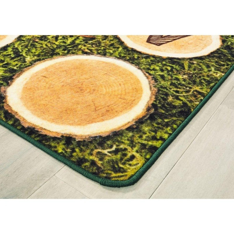 Alphabet Tree Rounds Seating Rug