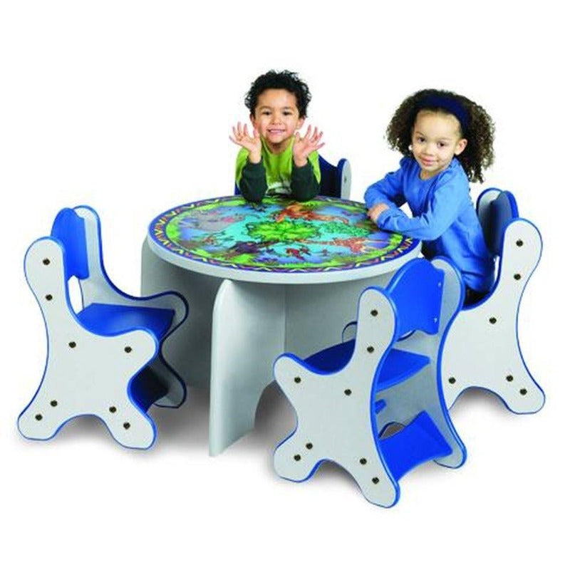 Animal Families Children's Table & Chair Set