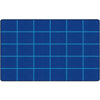 Be Bold Blue Seating Classroom Rug