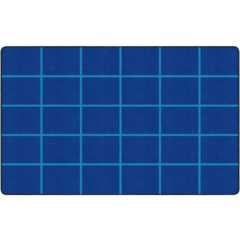 Be Bold Blue Seating Classroom Rug