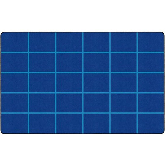 Be Bold Blue Seating Classroom Rug