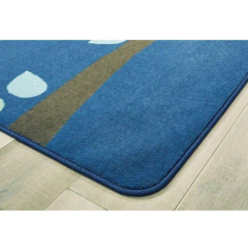 Branching Out Blue Factory Second Rug