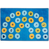 Calming Colors Alphabet Arch Seating Rug
