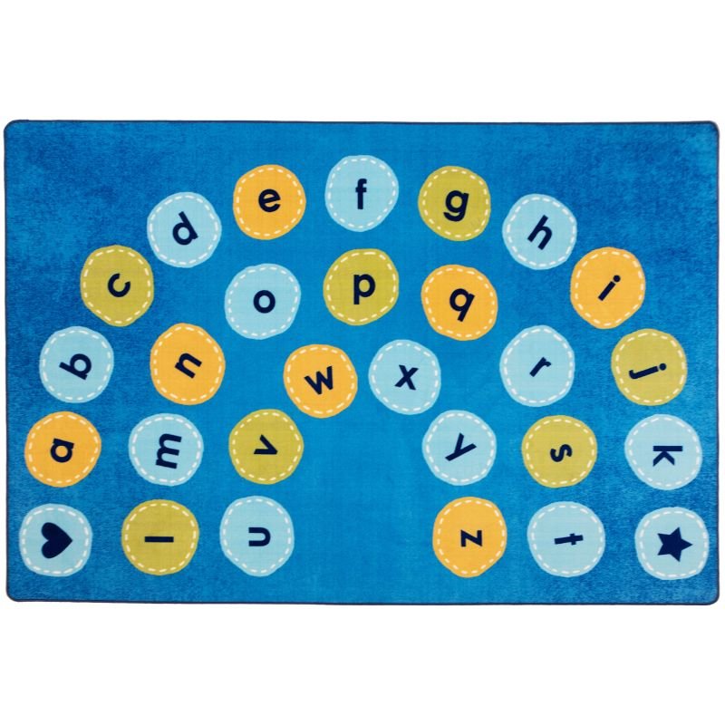 Calming Colors Alphabet Arch Seating Rug