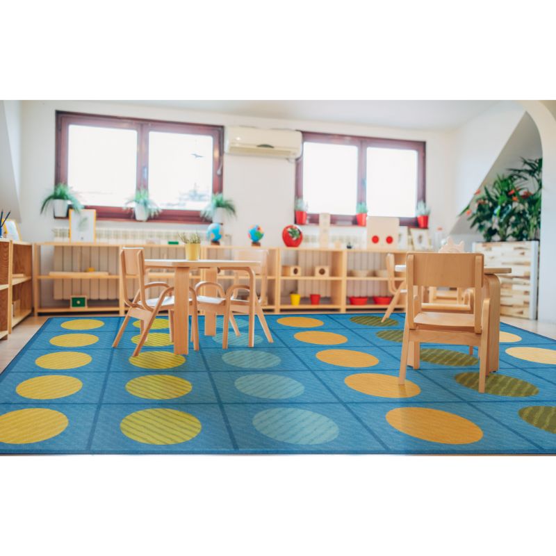 Calming Seating Circles Classroom Rug
