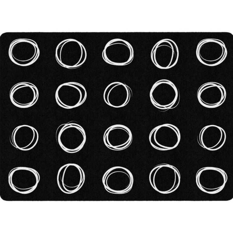 Circle Sampler Classroom Seating Rug
