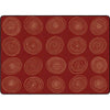 Circles Brick Seating Rug