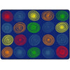 Circles Primary Seating Area Rug